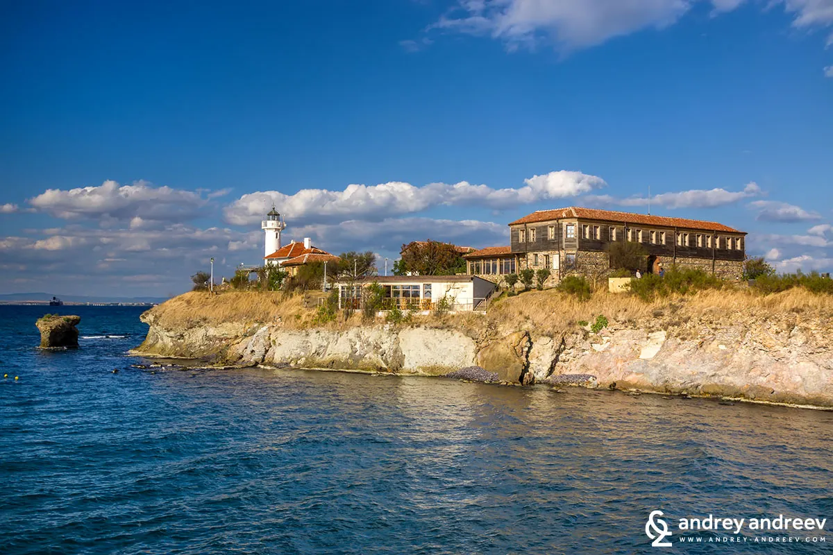 St. Anastasia Island with monastery and sea view
